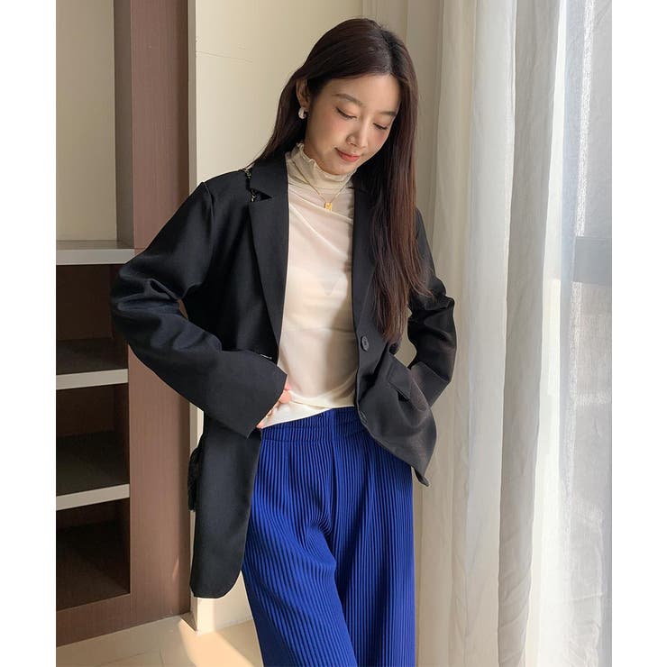 着回し力抜群のベーシックテーラードジャケット きれいめ カジュアル | maison de LATIR | 詳細画像14 