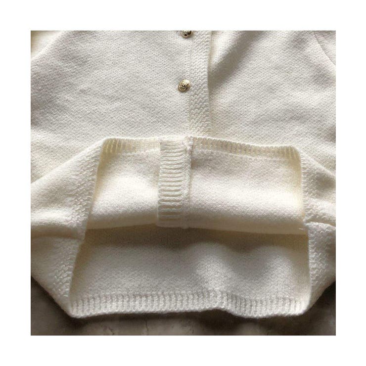 金ボタンでコーデを格上げ！モヘア風パイピングニットカーディガン ショート丈 | maison de LATIR | 詳細画像12 