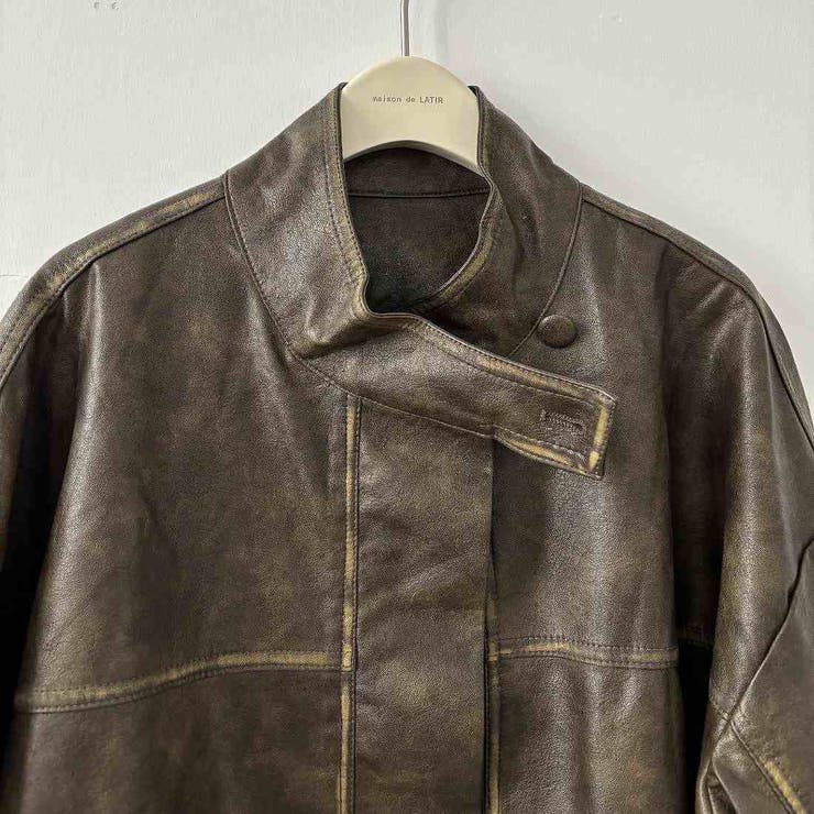 大人カジュアルもきちん感もある重宝するドロップショルダージャケット ボックス丈 | maison de LATIR | 詳細画像7 