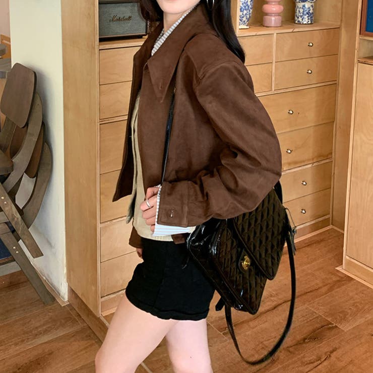 羽織るだけで旬なバランスカラージャケット アウター コート | maison de LATIR | 詳細画像4 