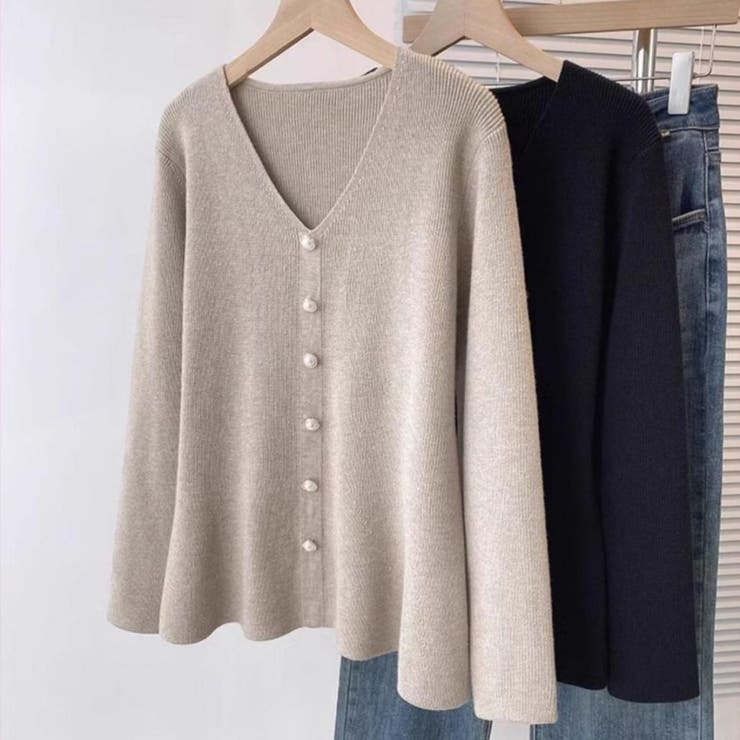 女性らしさ引き立つ上品ニット オフィス オフィスカジュアル | maison de LATIR | 詳細画像1 