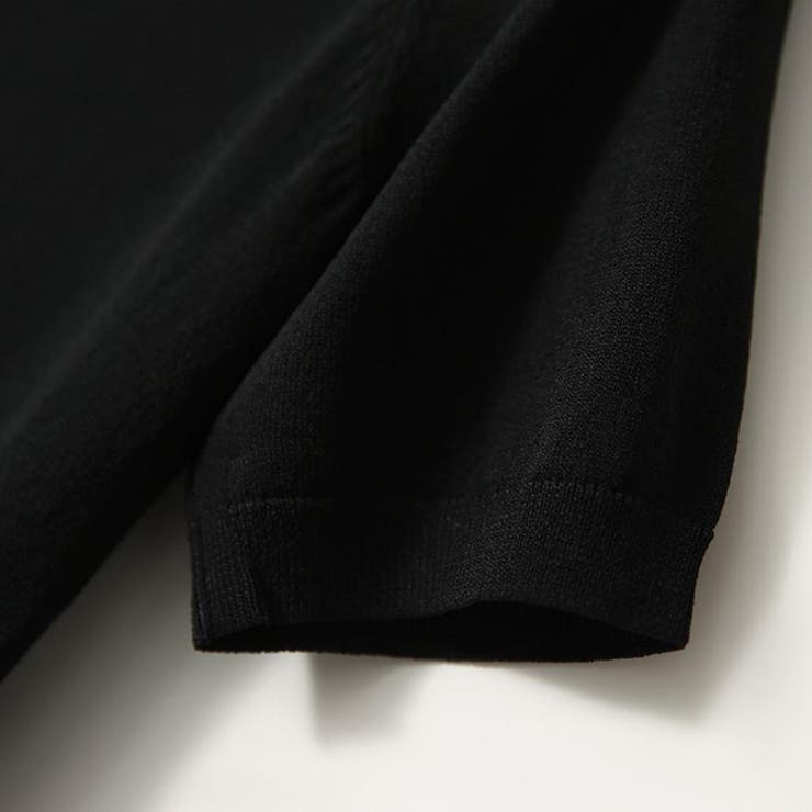 リッチな雰囲気を演出するパールボタン付きパイピングVネックニット プルオーバー … | maison de LATIR | 詳細画像8 