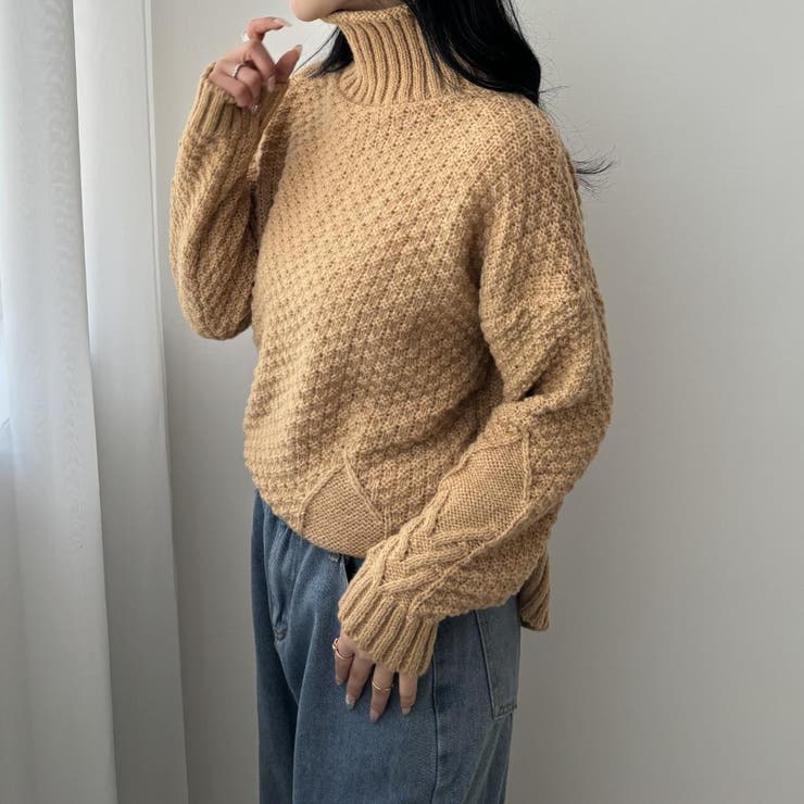 ハイネック ニット セーター | maison de LATIR | 詳細画像2 