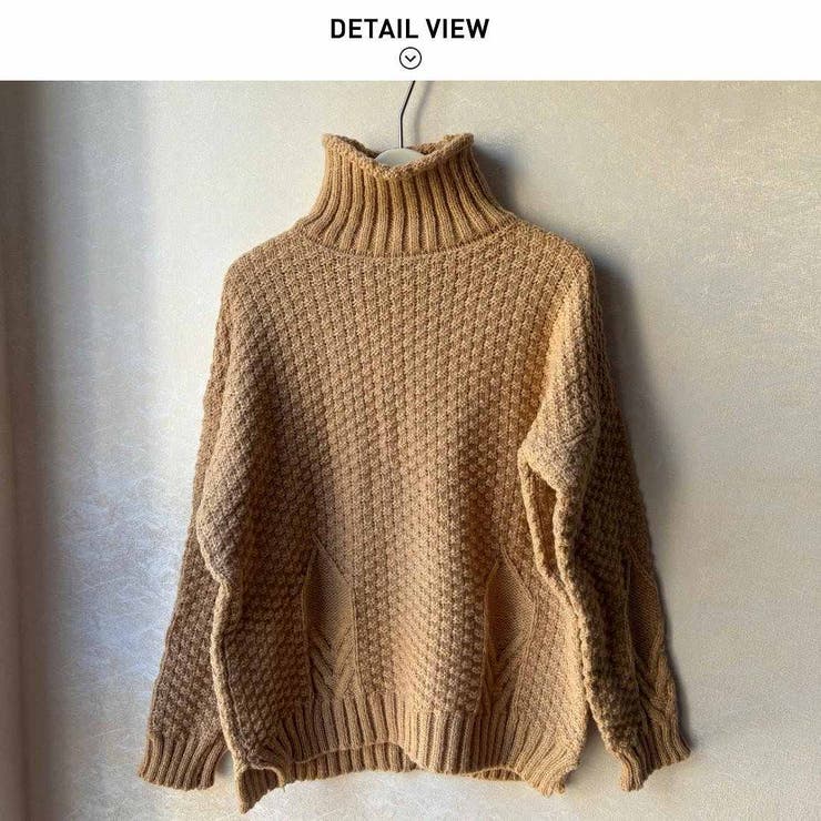 ハイネック ニット セーター | maison de LATIR | 詳細画像7 