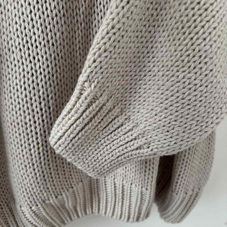 ゆるっとシンプルな長袖ニット ニット セーター | maison de LATIR | 詳細画像9 