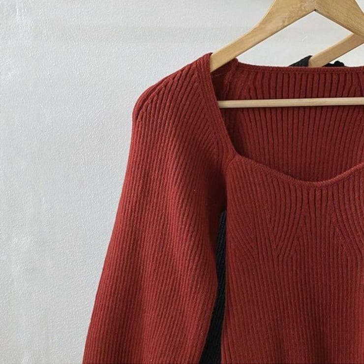 デコルテや顔まわりを美しく魅せてくれるクロップド丈プルオーバー トップス パフス… | maison de LATIR | 詳細画像12 