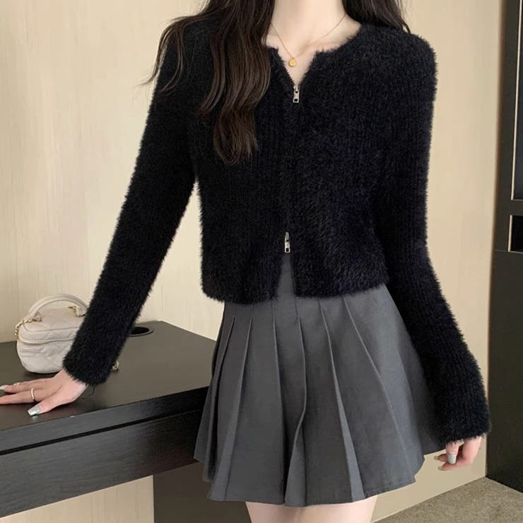 シャギー ジップ 上下ジップ | maison de LATIR | 詳細画像14 