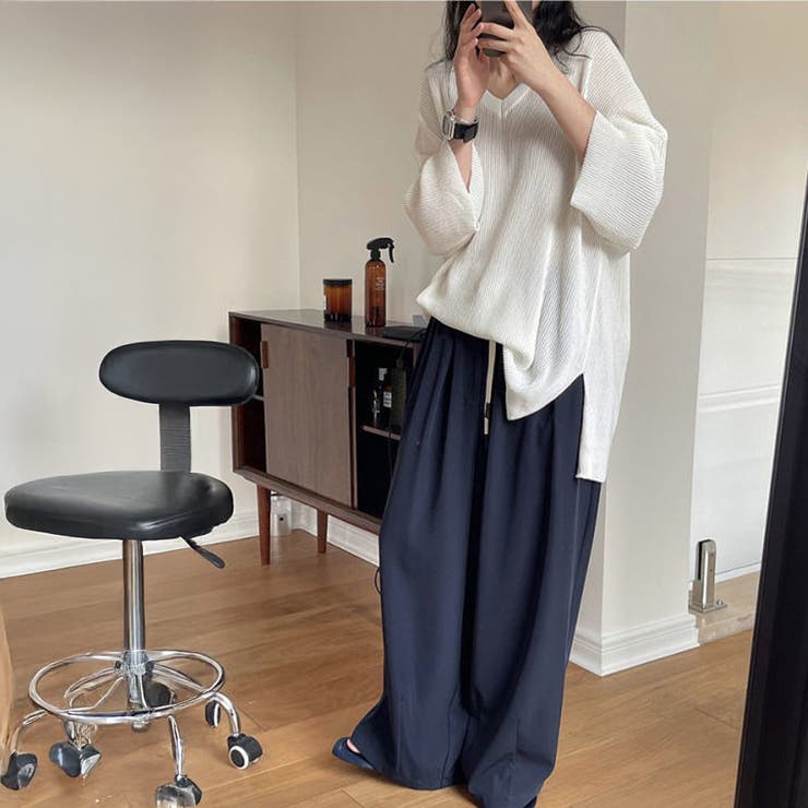 デイリーに着たくなる抜け感のあるプルオーバー トップス サマーニット | maison de LATIR | 詳細画像4 