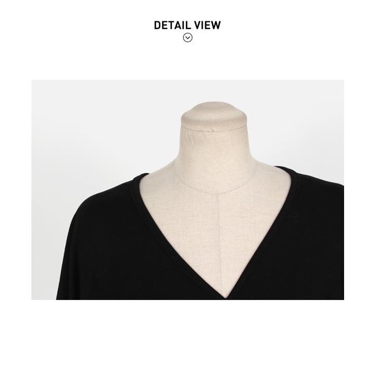 ドルマンスリーブがオシャレなモードワンピース ブラック オシャレ | maison de LATIR | 詳細画像7 