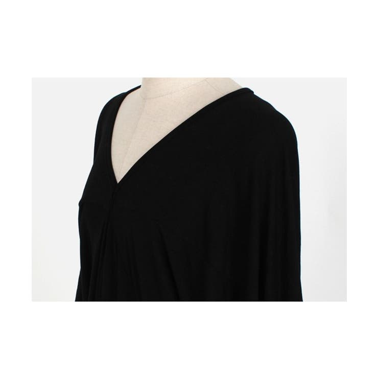 ドルマンスリーブがオシャレなモードワンピース ブラック オシャレ | maison de LATIR | 詳細画像9 