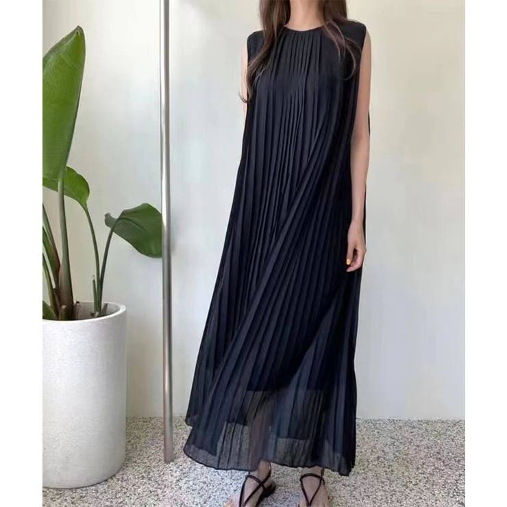 美品✨メゾンマルジェラ シアー ロング ノースリーブ ワンピース プリーツ メゾンマルジェラ Maison Margiela 22SS デコルティケ シフォン