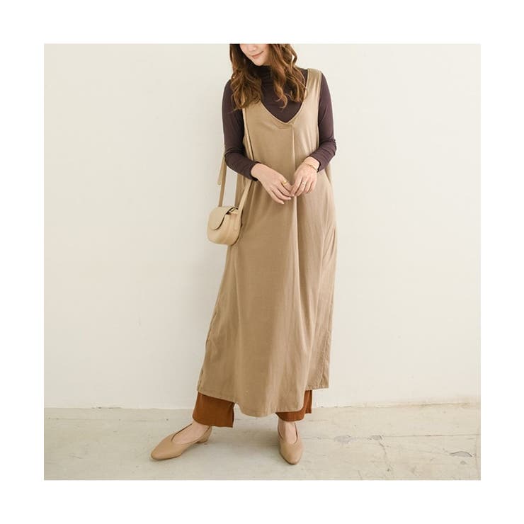 ワンタックロングワンピース ロング丈 ドレープ | maison de LATIR | 詳細画像5 