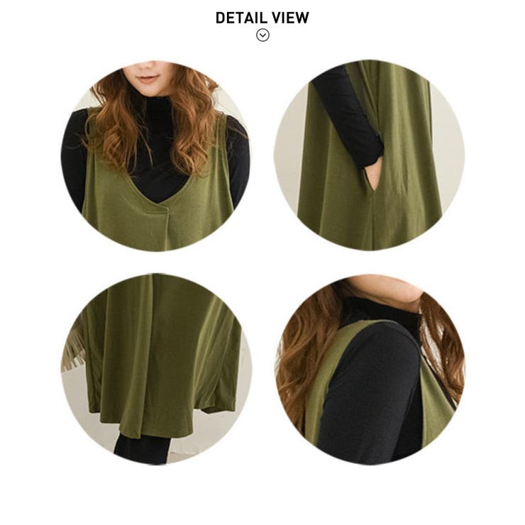 ワンタックロングワンピース ロング丈 ドレープ | maison de LATIR | 詳細画像10 