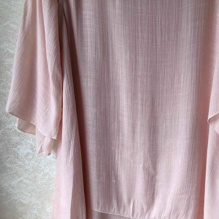 程よいリラックス感のあるレイヤード風シフォンワンピース コットン リネン | maison de LATIR | 詳細画像9 