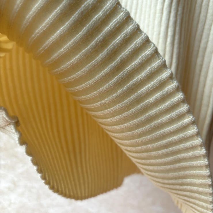 柔らかい風合いで心地よく綺麗にフィットするリブニットワンピース Vネック | maison de LATIR | 詳細画像18 