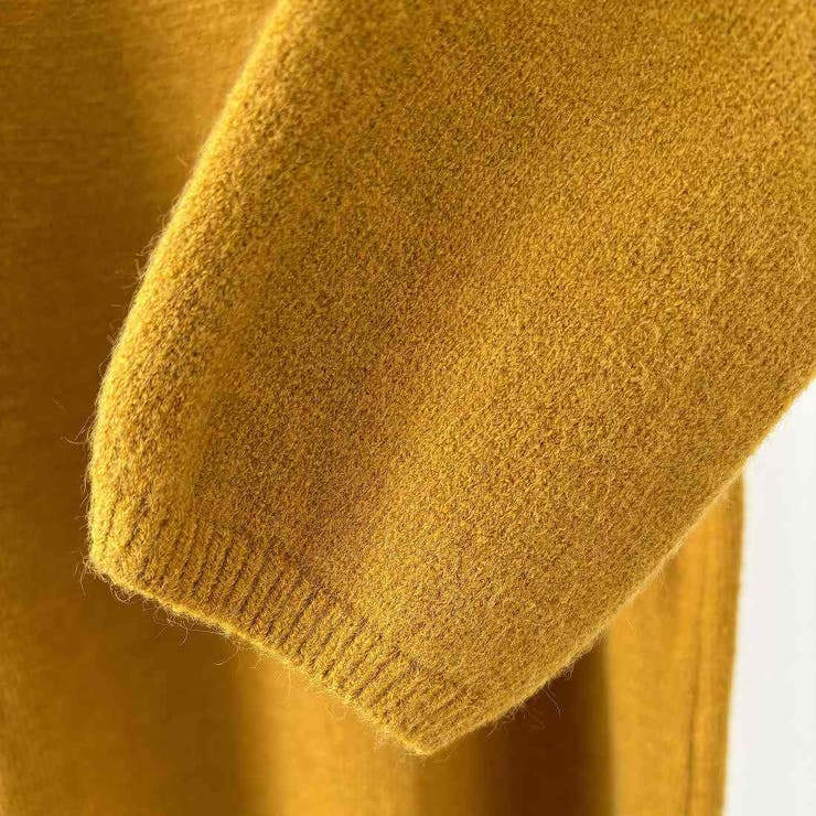 ストレスフリーな着心地のパフスリーブニットワンピース ロングワンピース | maison de LATIR | 詳細画像10 