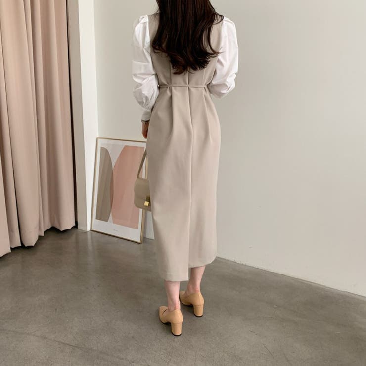 甘すぎず上品な大人フェミニンワンピース ロング丈 おしゃれ | maison de LATIR | 詳細画像9 