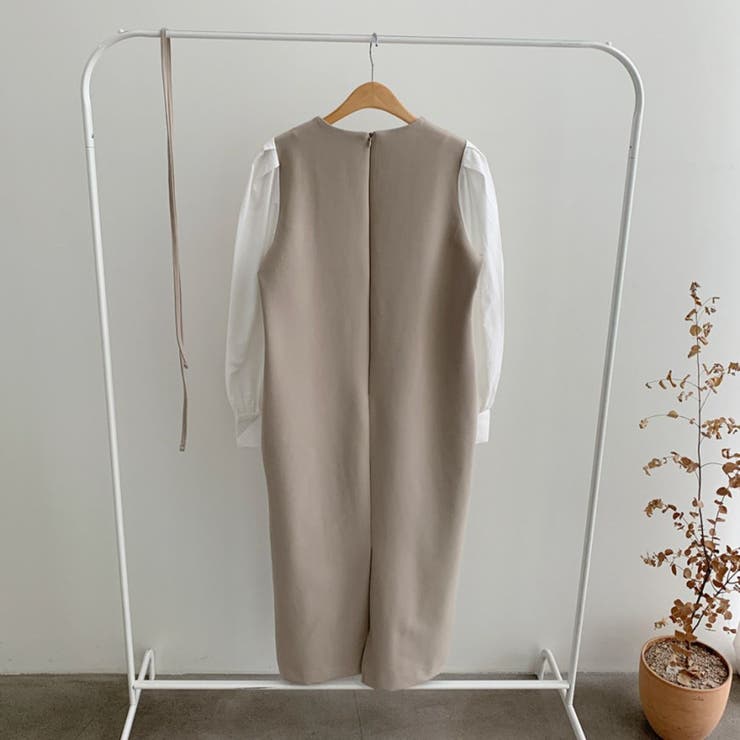 甘すぎず上品な大人フェミニンワンピース ロング丈 おしゃれ | maison de LATIR | 詳細画像14 