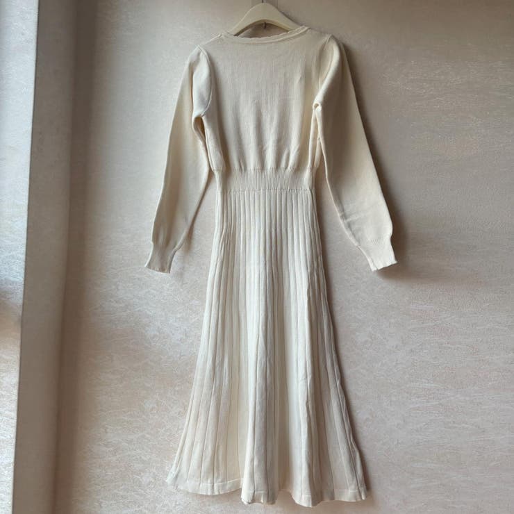 程よいフィット感で心地よいニットロングワンピース ロングワンピース | maison de LATIR | 詳細画像12 