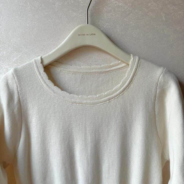 程よいフィット感で心地よいニットロングワンピース ロングワンピース | maison de LATIR | 詳細画像13 