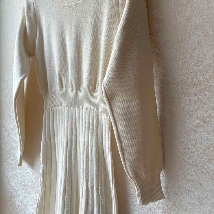 程よいフィット感で心地よいニットロングワンピース ロングワンピース | maison de LATIR | 詳細画像14 