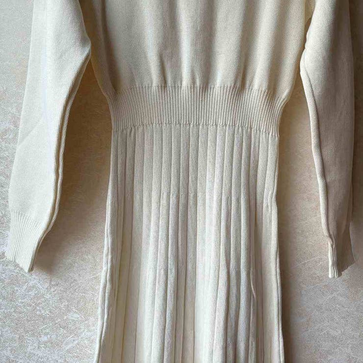 程よいフィット感で心地よいニットロングワンピース ロングワンピース | maison de LATIR | 詳細画像15 