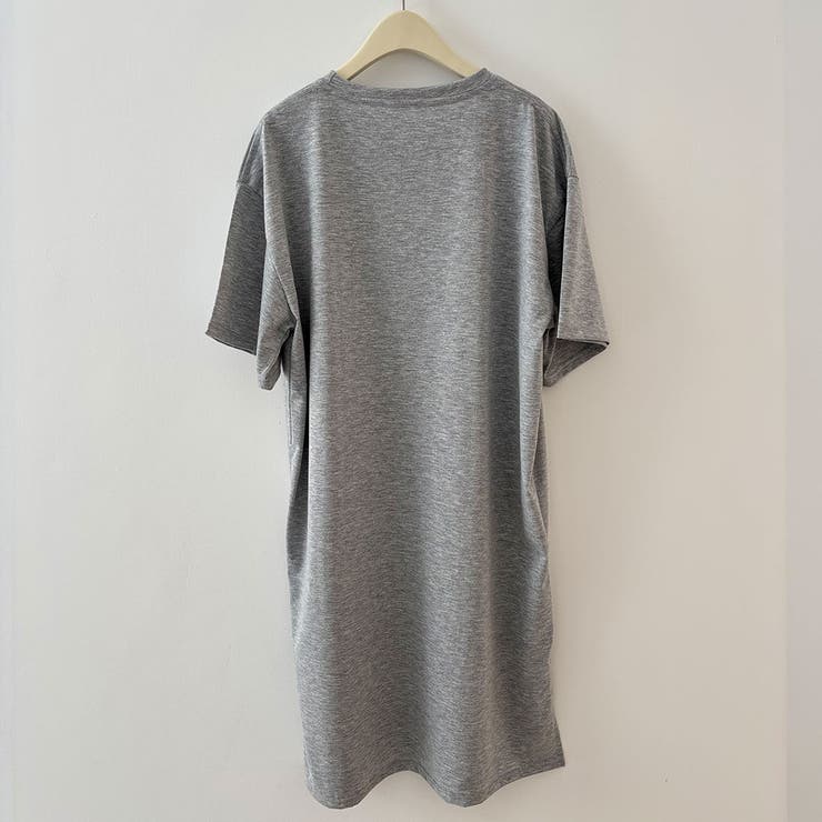 大人カジュアルで春から着こなせるロゴワンピース 膝丈 プリントTシャツ | maison de LATIR | 詳細画像14 