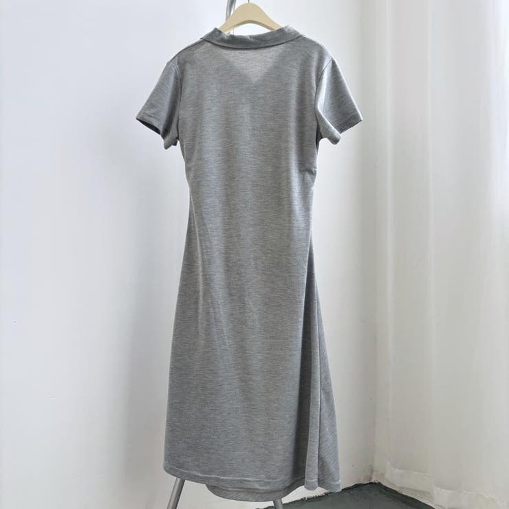 デイリーにちょうどいい軽やかワンピース ポロシャツ ワンピース | maison de LATIR | 詳細画像11 