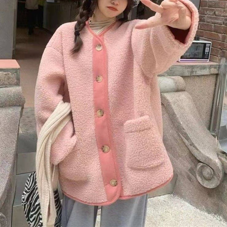 秋冬あったか可愛いボアジャケット アウター コート | maison de LATIR | 詳細画像10 