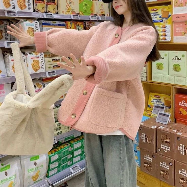 秋冬あったか可愛いボアジャケット アウター コート | maison de LATIR | 詳細画像14 