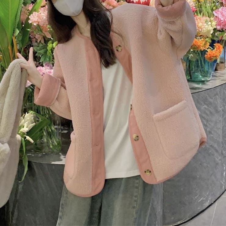 秋冬あったか可愛いボアジャケット アウター コート | maison de LATIR | 詳細画像17 