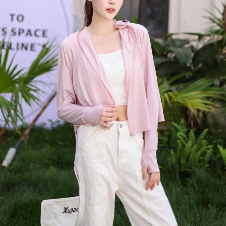 ピンク | 日焼け対策パーカー パーカー 紫外線 | maison de LATIR