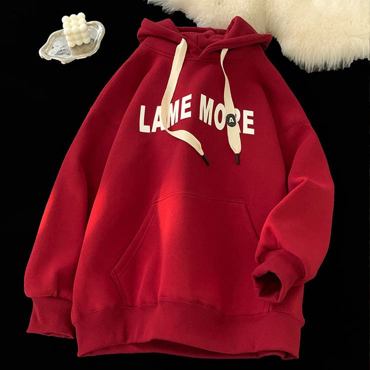 スタイリングをおしゃれに仕上げてくれる裏起毛オーバーサイズパーカー フーディー … | maison de LATIR | 詳細画像5 