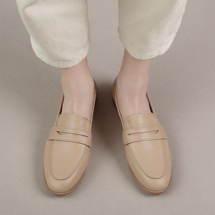 「きちんと感も、抜け感も。毎日を軽やかにするミニマルローファー」本革ベーシックロ… | maison de LATIR | 詳細画像2 