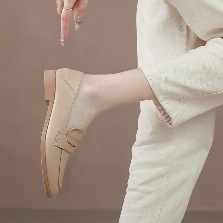 「きちんと感も、抜け感も。毎日を軽やかにするミニマルローファー」本革ベーシックロ… | maison de LATIR | 詳細画像4 