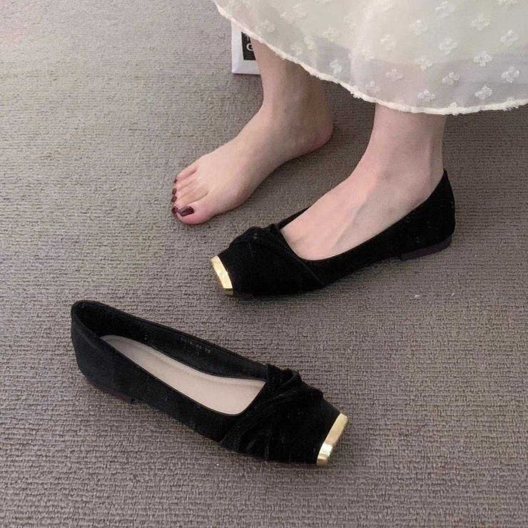 どんなスタイルにも映える上品フラットバレーシューズ 靴 上品 | maison de LATIR | 詳細画像3 