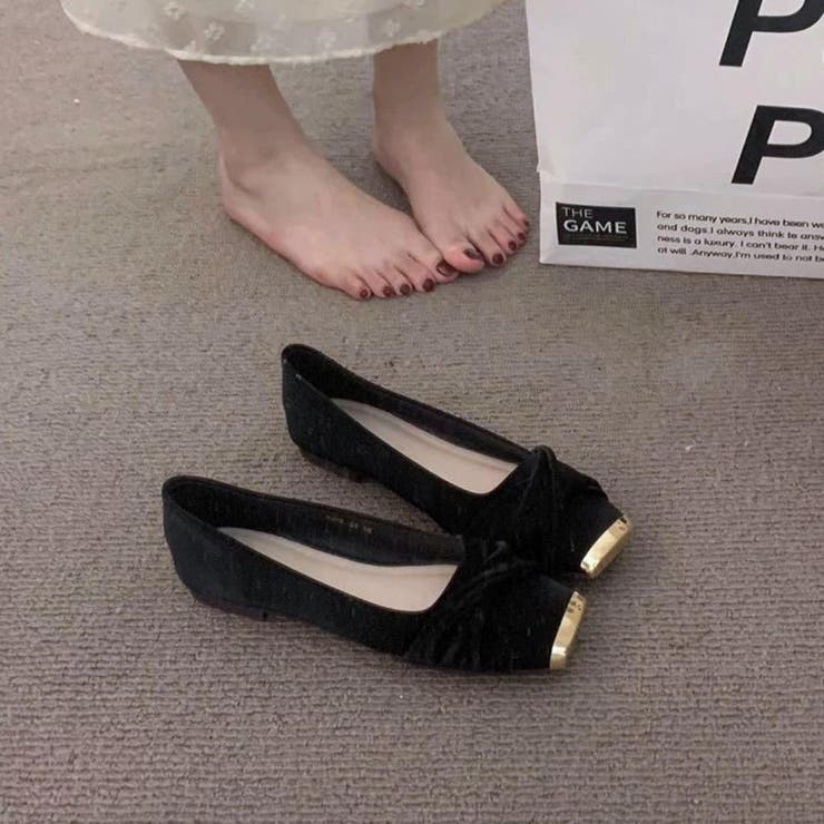 どんなスタイルにも映える上品フラットバレーシューズ 靴 上品 | maison de LATIR | 詳細画像4 