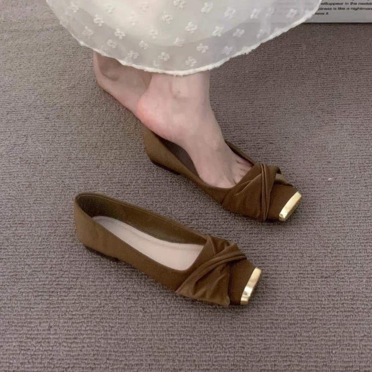 どんなスタイルにも映える上品フラットバレーシューズ 靴 上品 | maison de LATIR | 詳細画像11 