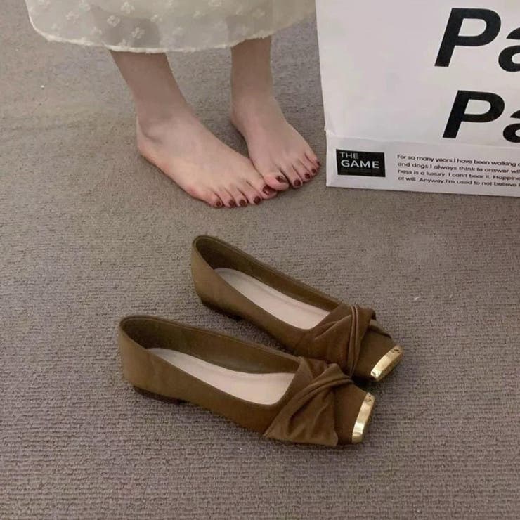 どんなスタイルにも映える上品フラットバレーシューズ 靴 上品 | maison de LATIR | 詳細画像12 