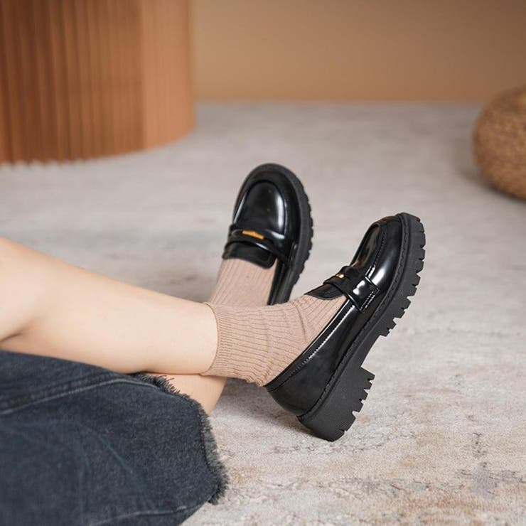 上品で歩きやすい旬の厚底ローファー シューズ 靴 | maison de LATIR | 詳細画像8 