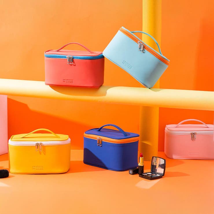 トラベルバッグ 化粧品バッグ メイクボックス[品番：MSDL0003002