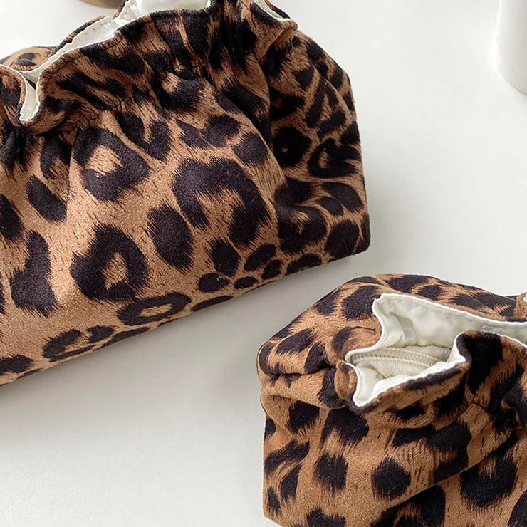 気分をあげる、大人かわいいアニマル柄収納ポーチ オフィス オフィスカジュアル | maison de LATIR | 詳細画像5 