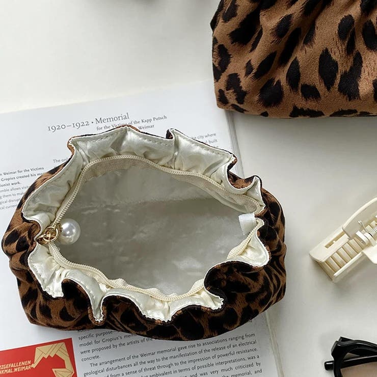 気分をあげる、大人かわいいアニマル柄収納ポーチ オフィス オフィスカジュアル | maison de LATIR | 詳細画像8 