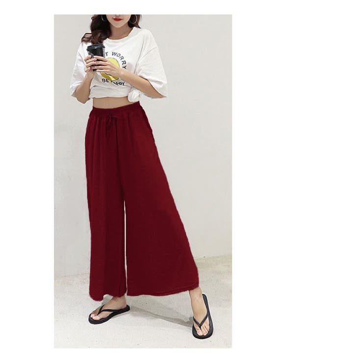 ワイドパンツ レディース ハイウエスト 品番 Msdl Maison De Latir メゾンドラティール のレディースファッション通販 Shoplist ショップリスト