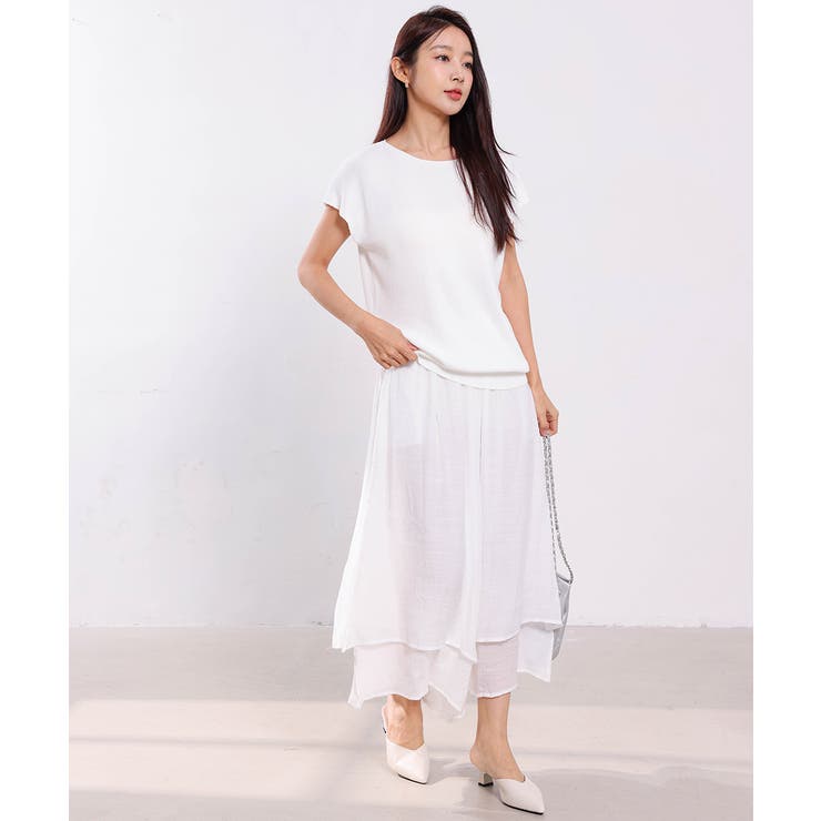 ふわっとしたシルエットが可愛いキュロットパンツ綿シンプルルーズパンツゆったりスカート風