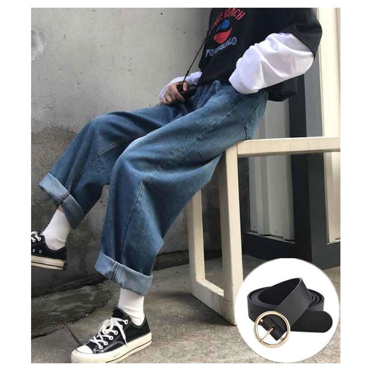 ワイドパンツ デニム レディース[品番：MSDL0001627]｜maison de