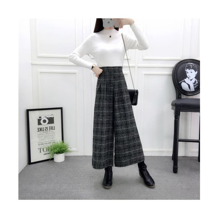 女性らしいハイウエストパンツ パンツ ハイウエスト | maison de LATIR | 詳細画像5 