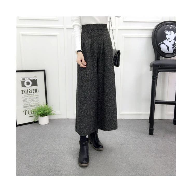 女性らしいハイウエストパンツ パンツ ハイウエスト | maison de LATIR | 詳細画像11 