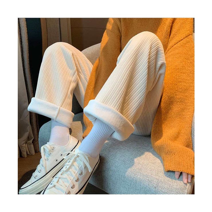 暖か可愛いコーデュロイパンツ ワイドパンツ イージーパンツ | maison de LATIR | 詳細画像5 