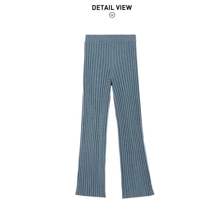 大人カジュアルなニットワイドパンツ 冬 モップパンツ | maison de LATIR | 詳細画像12 